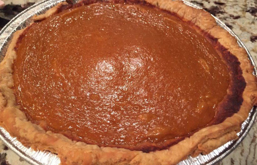 Roasted Pumpkin Pie with Bourbon Vanilla Extract