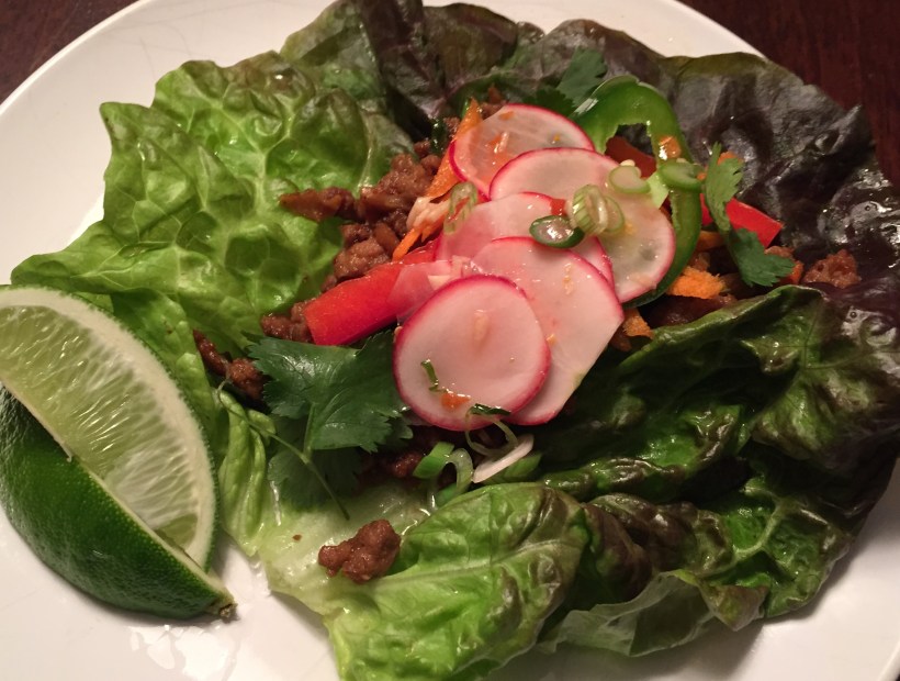 Assembled Lettuce Wrap