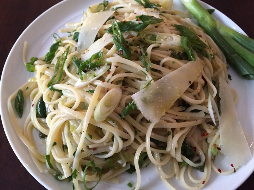 Linguini with Green Onions.2