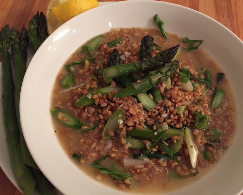 Highlight the tastes of spring vegetables with grains or pastas that really allow the ingredients to shine!