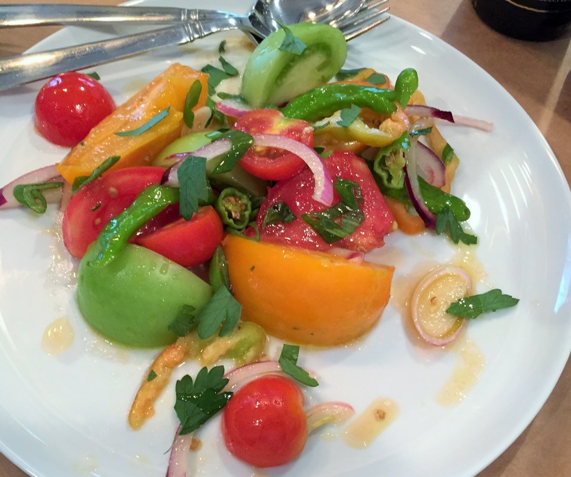 Use the freshest ingredients you can find at the height of the summer vegetable and fruit season.  Substitute out one ingredient for another feeling free to use both fruits and vegetables together.