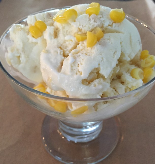 Sweet Corn and coconut combine to create an ice cream inspired by a classic Latin American pudding recipe.